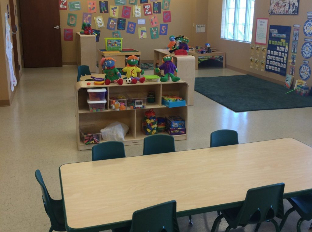 MEA Preschool 1 classroom